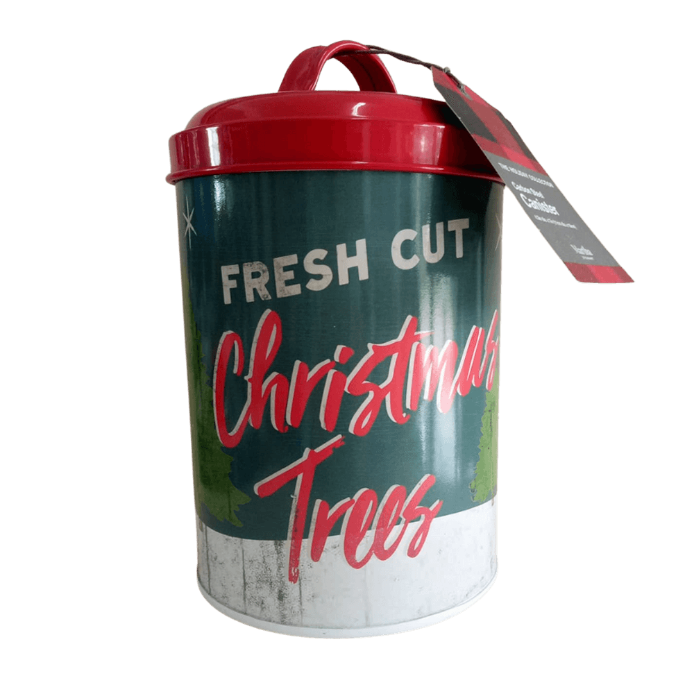 Martha Stewart Collection Small Carbon Steel Canister With Lid