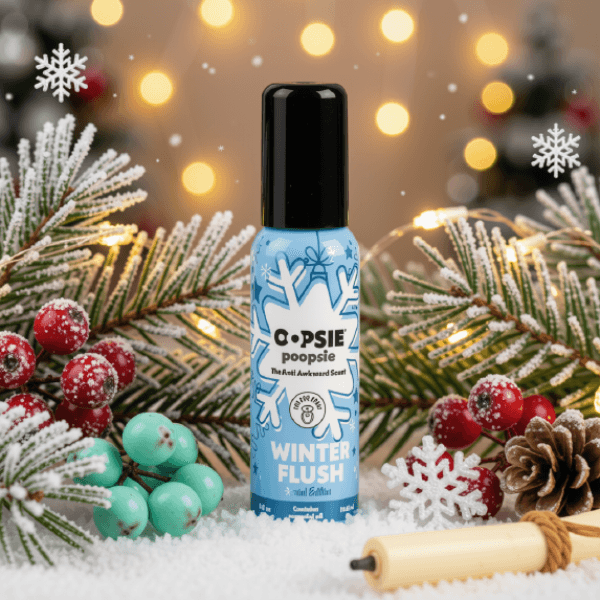 Oopsie Poopsie The Anti Awkward Scent – Winter Flush Special Edition – Christmas Scent – 2 oz