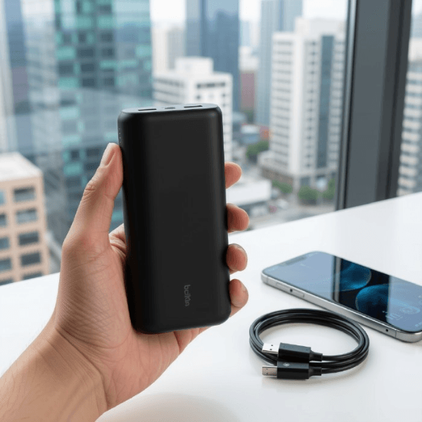 Belkin BoostCharge 3-Port Compact Power Bank 20K with PD 20W