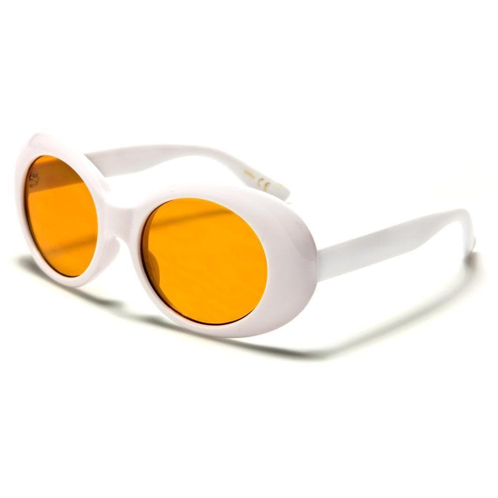 Round Colored Lens Women's Sunglasses